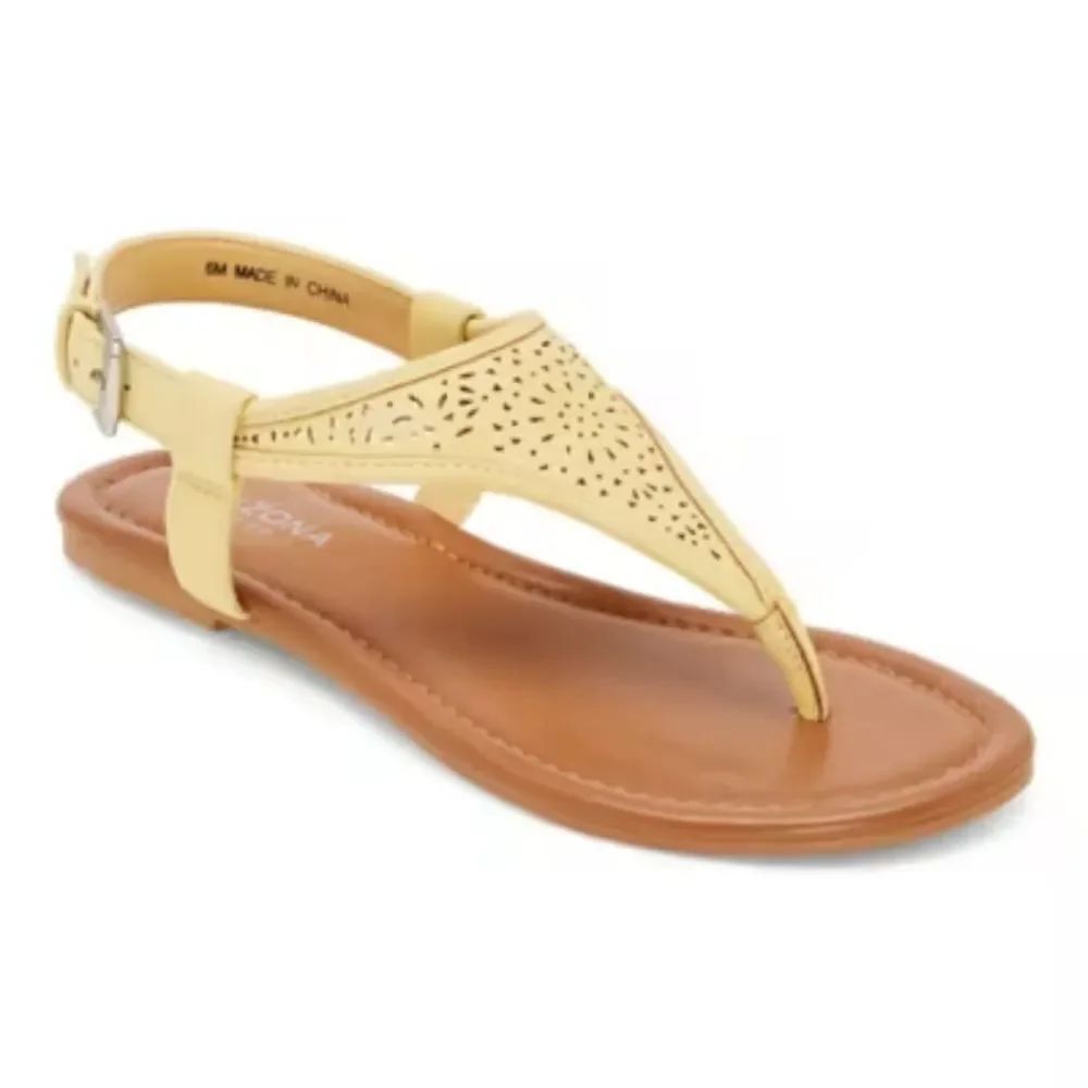BRAND NEW ARIZONA WOMEN"S SHELBY CRISS CROSS STRAP ADJUSTABLE ANKLE STRAP